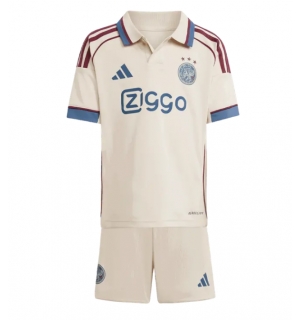 Ajax Tredjedraktsett Barn 2025-26 Kortermet (+ Korte bukser)