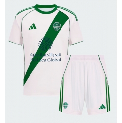Al-Ahli Bortedraktsett Barn 2025-26 Kortermet (+ Korte bukser)