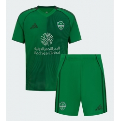 Al-Ahli Hjemmedraktsett Barn 2025-26 Kortermet (+ Korte bukser)
