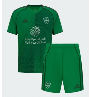 Al-Ahli Hjemmedraktsett Barn 2025-26 Kortermet (+ Korte bukser)