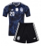 Argentina Alexis Mac Allister #20 Bortedraktsett Barn VM 2026 Kortermet (+ Korte bukser)