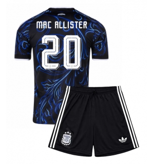 Argentina Alexis Mac Allister #20 Bortedraktsett Barn VM 2026 Kortermet (+ Korte bukser)
