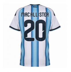 Argentina Alexis Mac Allister #20 Hjemmedrakt VM 2026 Kortermet