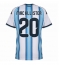 Argentina Alexis Mac Allister #20 Hjemmedrakt VM 2026 Kortermet