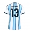 Argentina Cristian Romero #13 Hjemmedrakt Dame VM 2026 Kortermet Argentina Cristian Romero #13 Hjemmedrakt Dame VM 2026 Kortermet