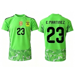 Argentina Emiliano Martinez #23 Keeper Bortedrakt VM 2026 Kortermet