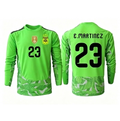 Argentina Emiliano Martinez #23 Keeper Bortedrakt VM 2026 Langermet
