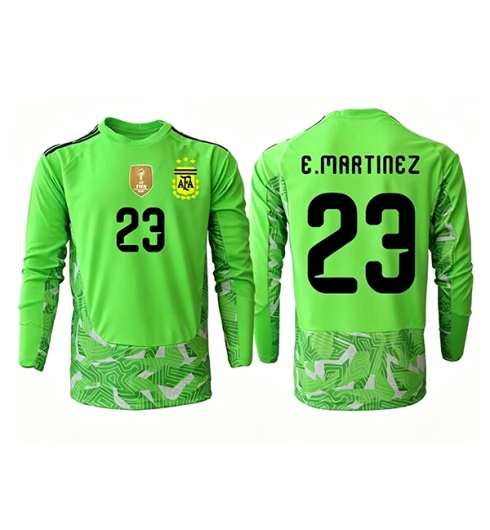 Argentina Emiliano Martinez #23 Keeper Bortedrakt VM 2026 Langermet Argentina Emiliano Martinez #23 Keeper Bortedrakt VM 2026 Langermet