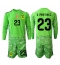 Argentina Emiliano Martinez #23 Keeper Bortedraktsett Barn VM 2026 Langermet (+ Korte bukser)