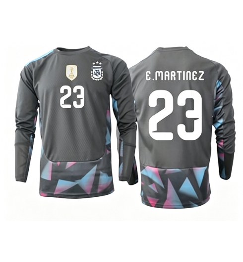 Argentina Emiliano Martinez #23 Keeper Hjemmedrakt VM 2026 Langermet Argentina Emiliano Martinez #23 Keeper Hjemmedrakt VM 2026 Langermet