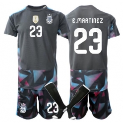 Argentina Emiliano Martinez #23 Keeper Hjemmedraktsett Barn VM 2026 Kortermet (+ Korte bukser)