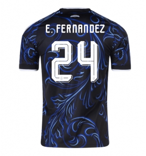 Argentina Enzo Fernandez #24 Bortedrakt VM 2026 Kortermet