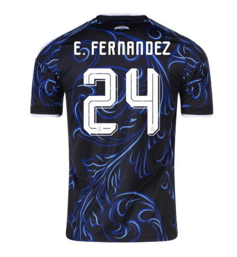 Argentina Enzo Fernandez #24 Bortedrakt VM 2026 Kortermet Argentina Enzo Fernandez #24 Bortedrakt VM 2026 Kortermet