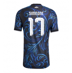 Argentina Giuliano Simeone #17 Bortedrakt VM 2026 Kortermet
