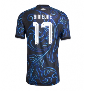 Argentina Giuliano Simeone #17 Bortedrakt VM 2026 Kortermet