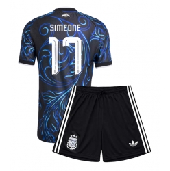 Argentina Giuliano Simeone #17 Bortedraktsett Barn VM 2026 Kortermet (+ Korte bukser)