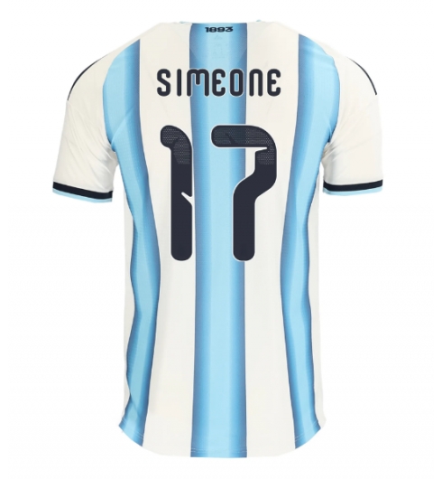 Argentina Giuliano Simeone #17 Hjemmedrakt VM 2026 Kortermet Argentina Giuliano Simeone #17 Hjemmedrakt VM 2026 Kortermet
