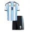 Argentina Julian Alvarez #9 Hjemmedraktsett Barn VM 2026 Kortermet (+ Korte bukser)