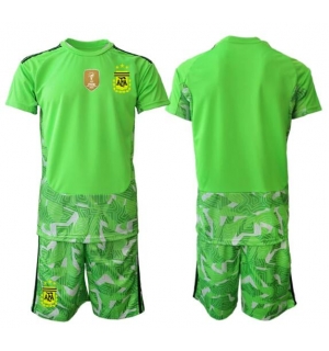 Argentina Keeper Bortedraktsett Barn VM 2026 Kortermet (+ Korte bukser)