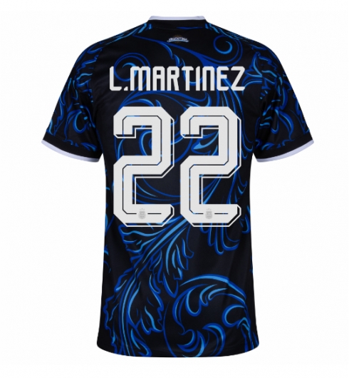Argentina Lautaro Martinez #22 Bortedrakt Dame VM 2026 Kortermet Argentina Lautaro Martinez #22 Bortedrakt Dame VM 2026 Kortermet