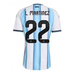 Argentina Lautaro Martinez #22 Hjemmedrakt Dame VM 2026 Kortermet