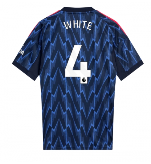 Arsenal Ben White #4 Bortedrakt 2025-26 Kortermet Arsenal Ben White #4 Bortedrakt 2025-26 Kortermet