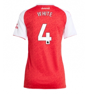 Arsenal Ben White #4 Hjemmedrakt Dame 2025-26 Kortermet