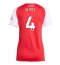 Arsenal Ben White #4 Hjemmedrakt Dame 2025-26 Kortermet