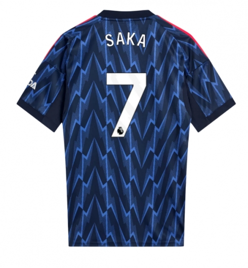 Arsenal Bukayo Saka #7 Bortedrakt 2025-26 Kortermet Arsenal Bukayo Saka #7 Bortedrakt 2025-26 Kortermet