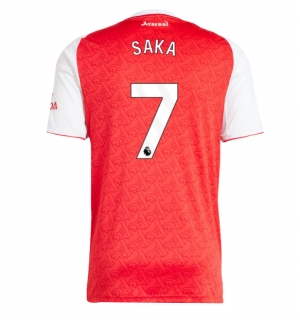 Arsenal Bukayo Saka #7 Hjemmedrakt 2025-26 Kortermet