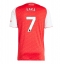 Arsenal Bukayo Saka #7 Hjemmedrakt 2025-26 Kortermet