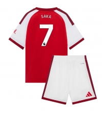Arsenal Bukayo Saka #7 Hjemmedraktsett Barn 2026-27 Kortermet (+ Korte bukser)