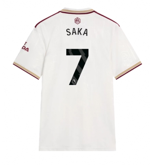Arsenal Bukayo Saka #7 Tredjedrakt 2025-26 Kortermet Arsenal Bukayo Saka #7 Tredjedrakt 2025-26 Kortermet