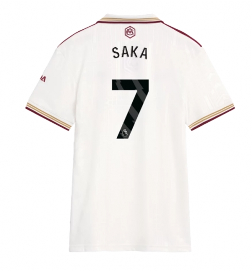 Arsenal Bukayo Saka #7 Tredjedrakt Dame 2025-26 Kortermet Arsenal Bukayo Saka #7 Tredjedrakt Dame 2025-26 Kortermet