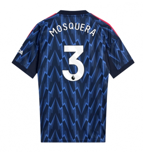 Arsenal Cristhian Mosquera #3 Bortedrakt 2025-26 Kortermet Arsenal Cristhian Mosquera #3 Bortedrakt 2025-26 Kortermet