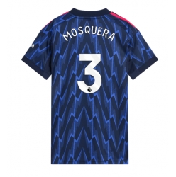 Arsenal Cristhian Mosquera #3 Bortedrakt Dame 2025-26 Kortermet