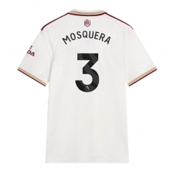 Arsenal Cristhian Mosquera #3 Tredjedrakt 2025-26 Kortermet