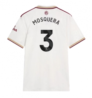 Arsenal Cristhian Mosquera #3 Tredjedrakt 2025-26 Kortermet