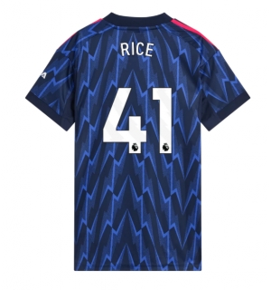 Arsenal Declan Rice #41 Bortedrakt Dame 2025-26 Kortermet