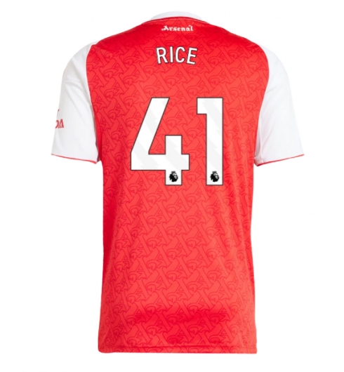 Arsenal Declan Rice #41 Hjemmedrakt 2025-26 Kortermet Arsenal Declan Rice #41 Hjemmedrakt 2025-26 Kortermet