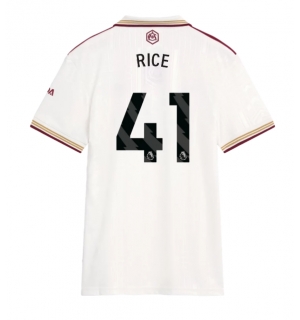 Arsenal Declan Rice #41 Tredjedrakt Dame 2025-26 Kortermet