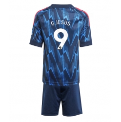 Arsenal Gabriel Jesus #9 Bortedraktsett Barn 2025-26 Kortermet (+ Korte bukser)