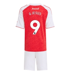 Arsenal Gabriel Jesus #9 Hjemmedraktsett Barn 2025-26 Kortermet (+ Korte bukser)