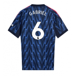 Arsenal Gabriel Magalhaes #6 Bortedrakt 2025-26 Kortermet