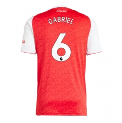 Arsenal Gabriel Magalhaes #6 Hjemmedrakt 2025-26 Kortermet