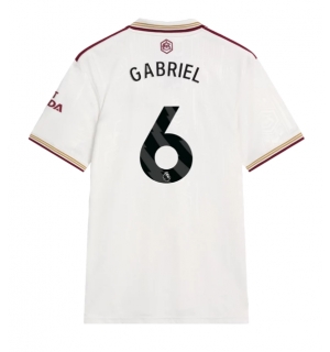 Arsenal Gabriel Magalhaes #6 Tredjedrakt 2025-26 Kortermet