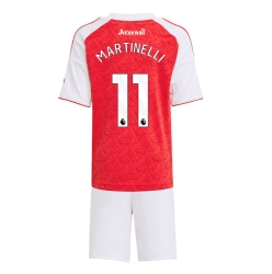 Arsenal Gabriel Martinelli #11 Hjemmedraktsett Barn 2025-26 Kortermet (+ Korte bukser)