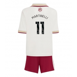 Arsenal Gabriel Martinelli #11 Tredjedraktsett Barn 2025-26 Kortermet (+ Korte bukser)