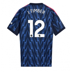 Arsenal Jurrien Timber #12 Bortedrakt 2025-26 Kortermet