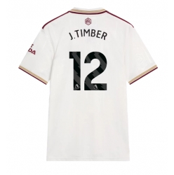 Arsenal Jurrien Timber #12 Tredjedrakt 2025-26 Kortermet